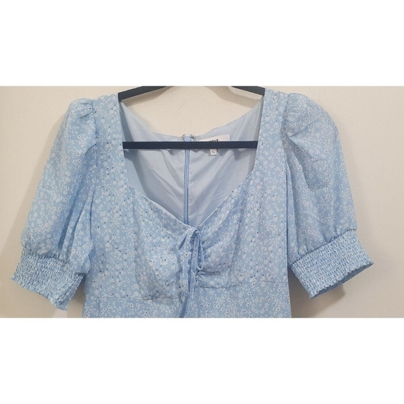 Likely Blue Floral Dress Size 6 - Picture 6 of 14